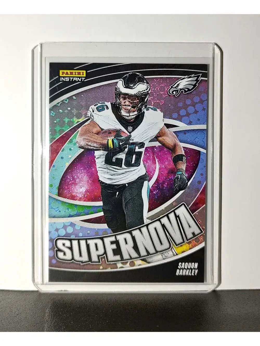 Saquon Barkley 2024 Panini Supernova NFL #11 Card Philadelphia Eagles 1/451